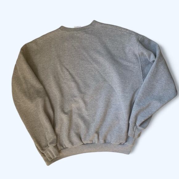 Cozy Y2K Jerzees Grand Teton National Park Sweatshirt XL Gray Gorpcore Oversized - Picture 2 of 5